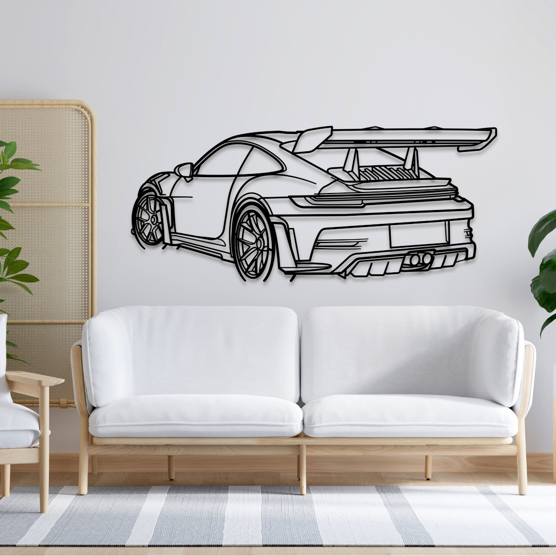 Porsche 911 GT3 RS (992) - 3D Trasero | Legado Porsche