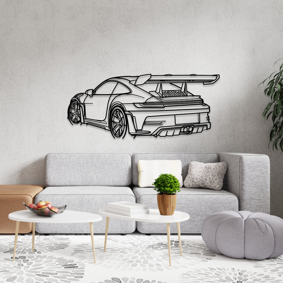 Porsche 911 GT3 RS (992) - 3D Trasero | Legado Porsche